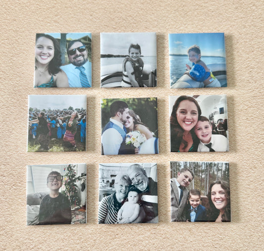 2"x 2" Custom Photo Magnets